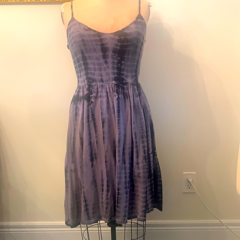 LA Made cotton tie dye Tshirt dress